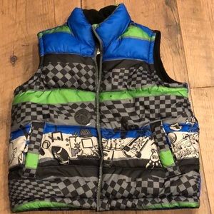 Old Navy skater puffer vest. Like new small